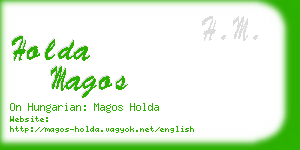 holda magos business card